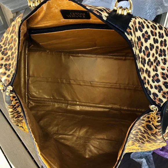 Versace Baroque Cheetah Duffle Bag - Picture 11 of 14